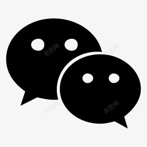 ic_微信svg_新图网 https://ixintu.com ic_微信