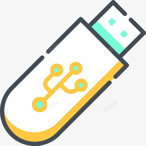 Pendrive帮助和支持10双色图标svg_新图网 https://ixintu.com Pendrive 双色 帮助和支持10