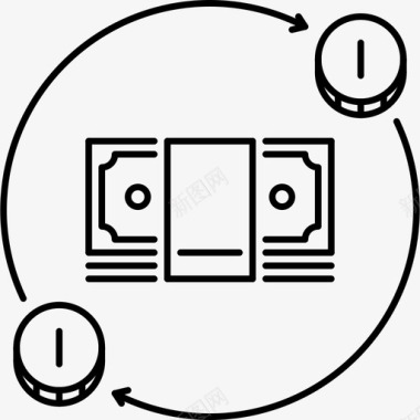 银行货币22直系图标图标