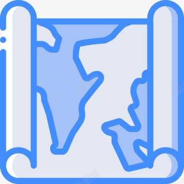 地图地理4蓝色图标图标