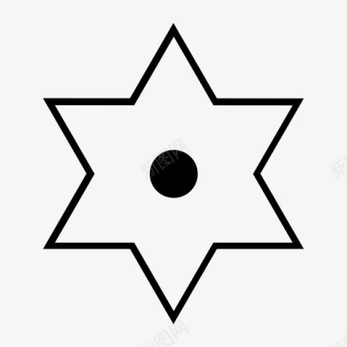 六芒星（1）图标