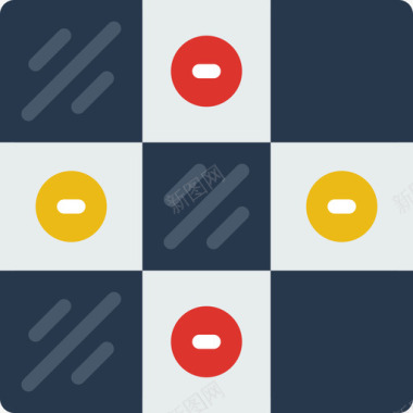 跳棋游戏17平局图标图标