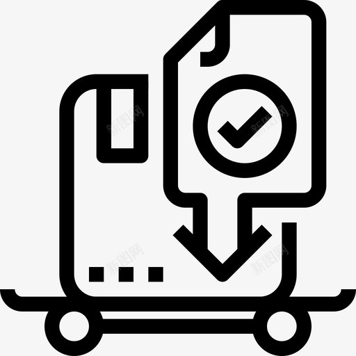 包装运输和交付直达图标svg_新图网 https://ixintu.com 包装 直达 运输和交付