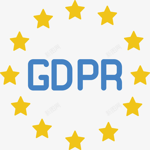 GDPR数据保护17扁平图标svg_新图网 https://ixintu.com GDPR 扁平 数据保护17