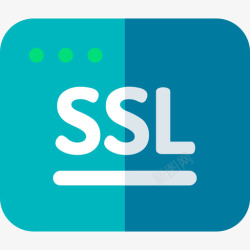 sslSsl互联网安全35扁平图标高清图片