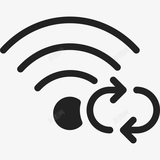 Wifi网络22已填充图标svg_新图网 https://ixintu.com Wifi 已填充 网络22