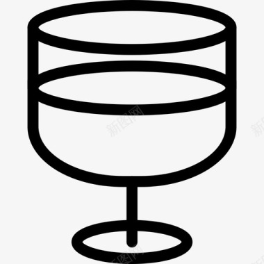 葡萄酒食物88直系图标图标