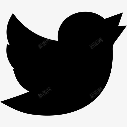 Twitter社交媒体50已填充图标svg_新图网 https://ixintu.com Twitter 已填充 社交媒体50