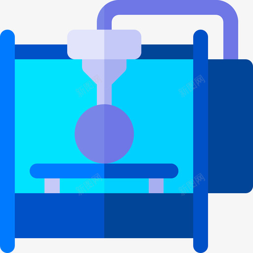 3d打印机3d打印6平板图标svg_新图网 https://ixintu.com 3d打印6 3d打印机 平板