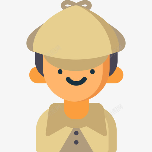 警探职业10级平的图标svg_新图网 https://ixintu.com 平的 职业10级 警探