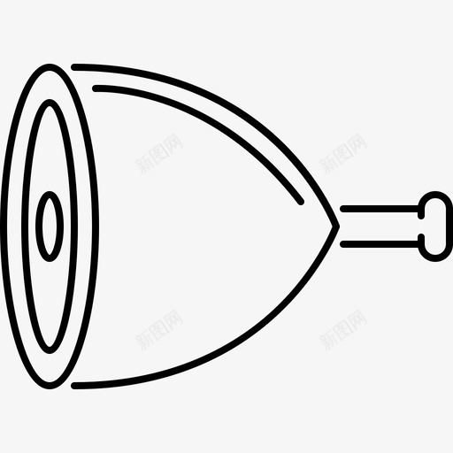 火腿食物46直系图标svg_新图网 https://ixintu.com 火腿 直系 食物46