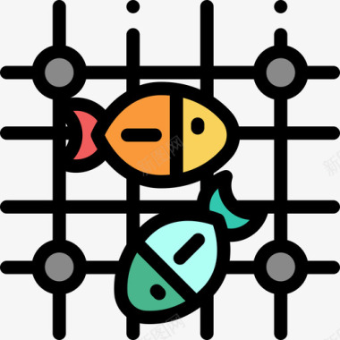 渔网钓鱼7线颜色图标图标