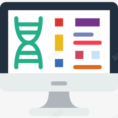 监视器教育138扁平图标图标