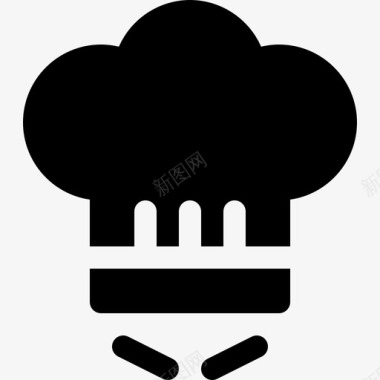 厨师帽亚洲餐厅4填充图标图标