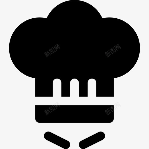 厨师帽亚洲餐厅4填充图标svg_新图网 https://ixintu.com 亚洲餐厅4 厨师帽 填充