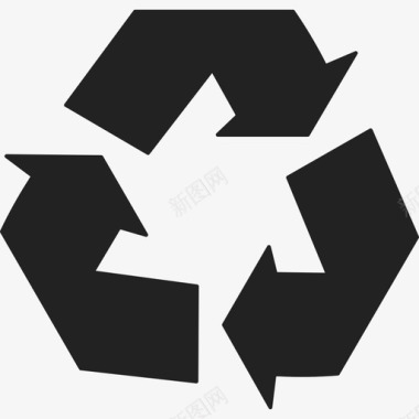 回收生态96填充图标图标