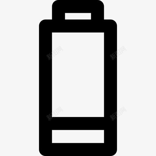 电池电量低基本配置12线性图标svg_新图网 https://ixintu.com 基本配置12 电池电量低 线性