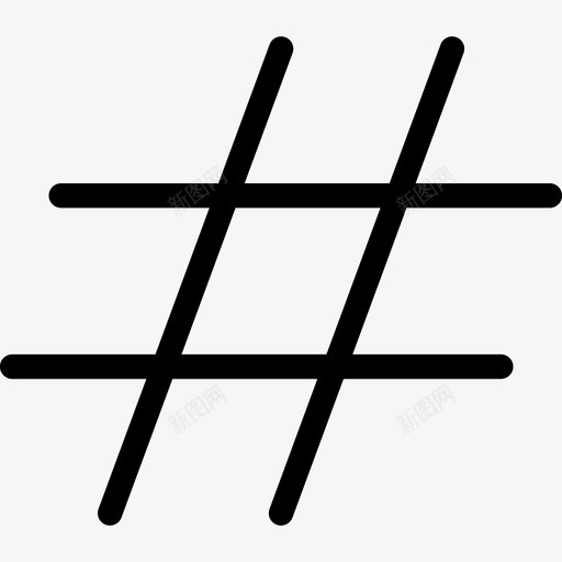 Hashtag文本编辑器30线性颜色图标svg_新图网 https://ixintu.com Hashtag 文本编辑器30 线性颜色