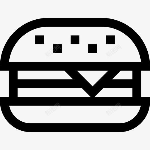 汉堡动物园3直系图标svg_新图网 https://ixintu.com 动物园3 汉堡 直系