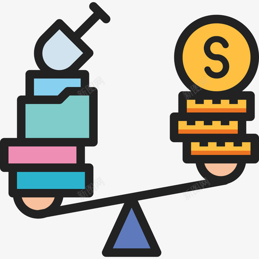 余额商业和金融47线性颜色图标svg_新图网 https://ixintu.com 余额 商业和金融47 线性颜色