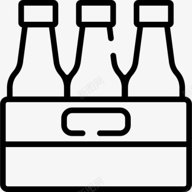 啤酒21号酒吧直系图标图标