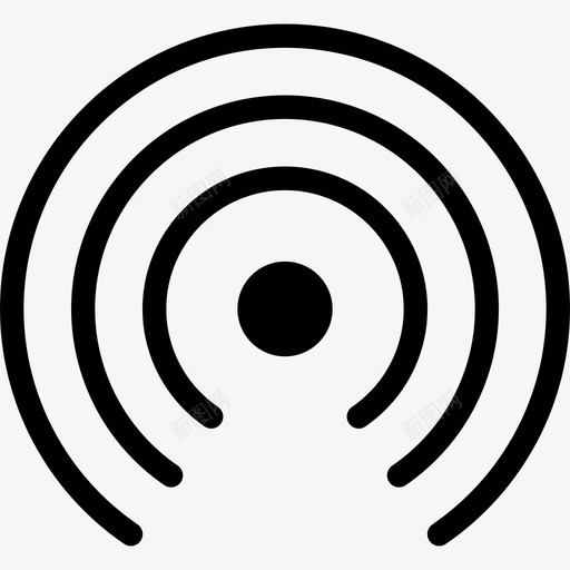 Wifi基本图标4填充svg_新图网 https://ixintu.com Wifi 基本图标4 填充