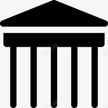 帕台农神庙古希腊10填充物图标图标