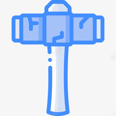 锤子游戏元素4蓝色图标图标