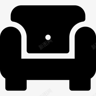 扶手椅室内家具填充物图标图标