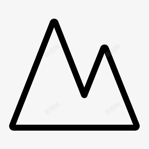 mountainsvg_新图网 https://ixintu.com mountain