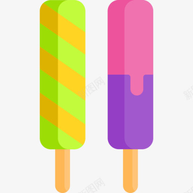 冰淇淋夏季12无糖图标图标