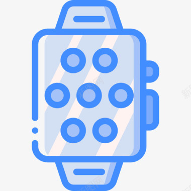 智能手表设备25蓝色图标图标