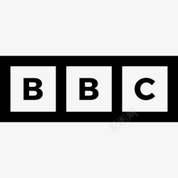 英国广播公司英国广播公司电影和电视标识2线性图标高清图片