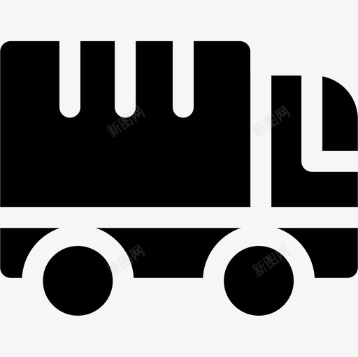 卡车运输84装满图标svg_新图网 https://ixintu.com 卡车 装满 运输84