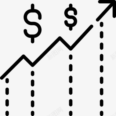 金钱投资13直系图标图标