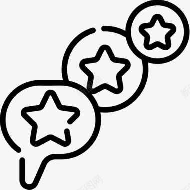 等级呼叫中心8线性图标图标