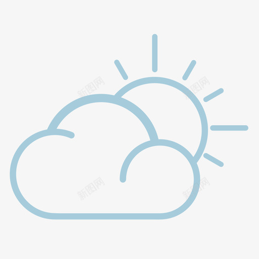 Linear weather_cloudsvg_新图网 https://ixintu.com Linear weather_cloud