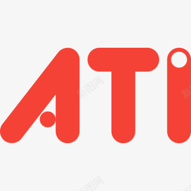 Ati徽标和品牌扁平图标图标