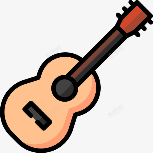 西班牙吉他tipical西班牙语3线性颜色图标svg_新图网 https://ixintu.com tipical西班牙语3 线性颜色 西班牙吉他