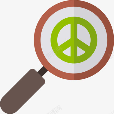 和平主义和平人权9平淡图标图标