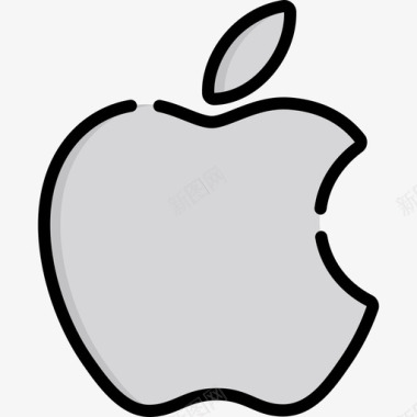 苹果技术标识线条颜色图标图标