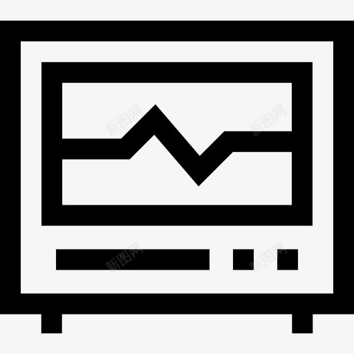 监护仪医疗器械14线性图标svg_新图网 https://ixintu.com 医疗器械14 监护仪 线性