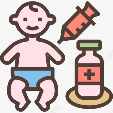 宝宝宝宝健康本色图标图标