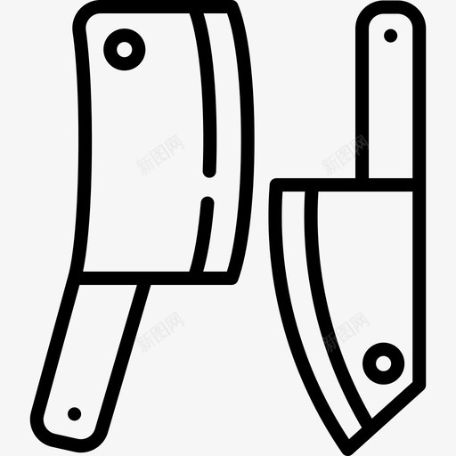 刀烹饪49直线型图标svg_新图网 https://ixintu.com 刀 烹饪49 直线型