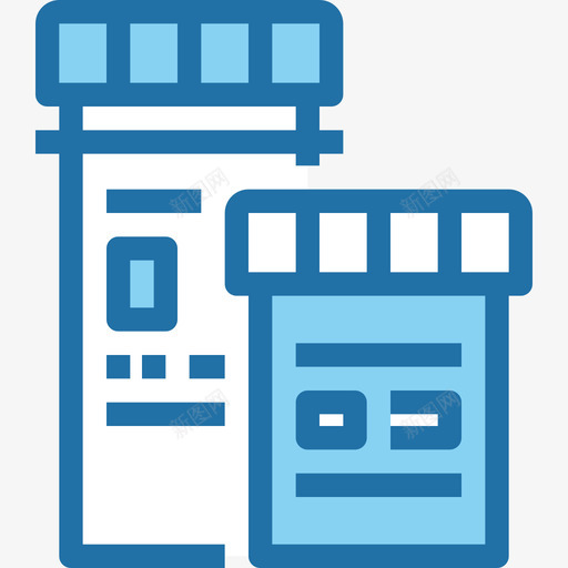 医学科学43蓝色图标svg_新图网 https://ixintu.com 医学 科学43 蓝色