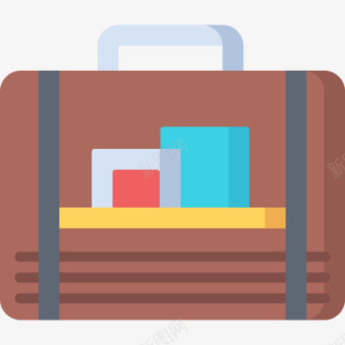 行李箱旅行应用程序11扁平图标图标