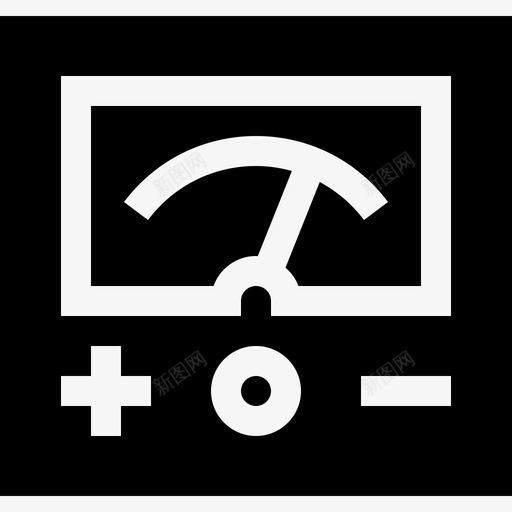 电压表空间81填充图标svg_新图网 https://ixintu.com 填充 电压表 空间81
