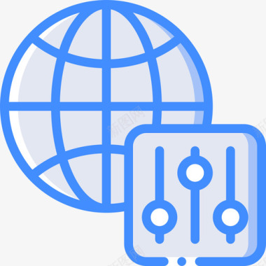 环球网络托管16蓝色图标图标