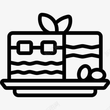 蛋糕美食蛋糕直系蛋糕图标图标
