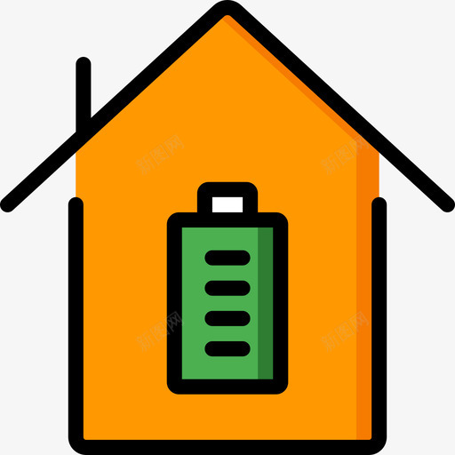 家智能屋3线性颜色图标svg_新图网 https://ixintu.com 家 智能屋3 线性颜色